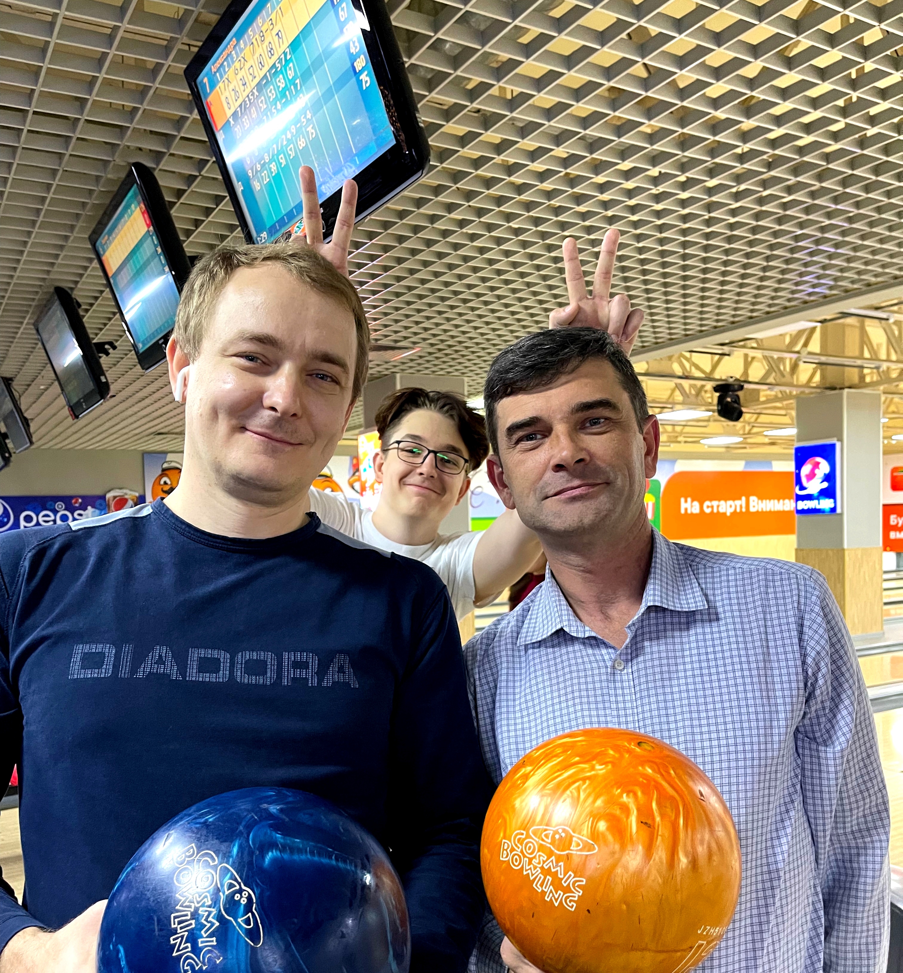 A friendly bowling tournament 