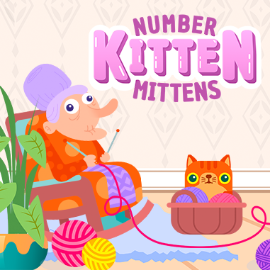  Number Kitten mittens